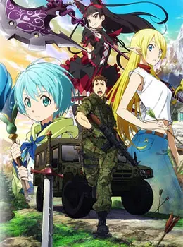 《GATE 奇幻自卫队》：硝烟弥漫的异世界冒险，现代科技与古老魔法的震撼碰撞！